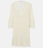 Eres Divina crochet minidress