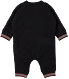 Burberry Baby Black Quilted Jumpsuit