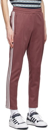 adidas Originals Burgundy Adicolor Classics Beckenbauer Track Pants