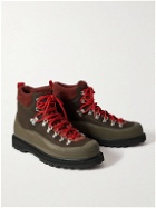 Diemme - Roccia Vet Rubber-Trimmed Suede and Ripstop Boots - Brown