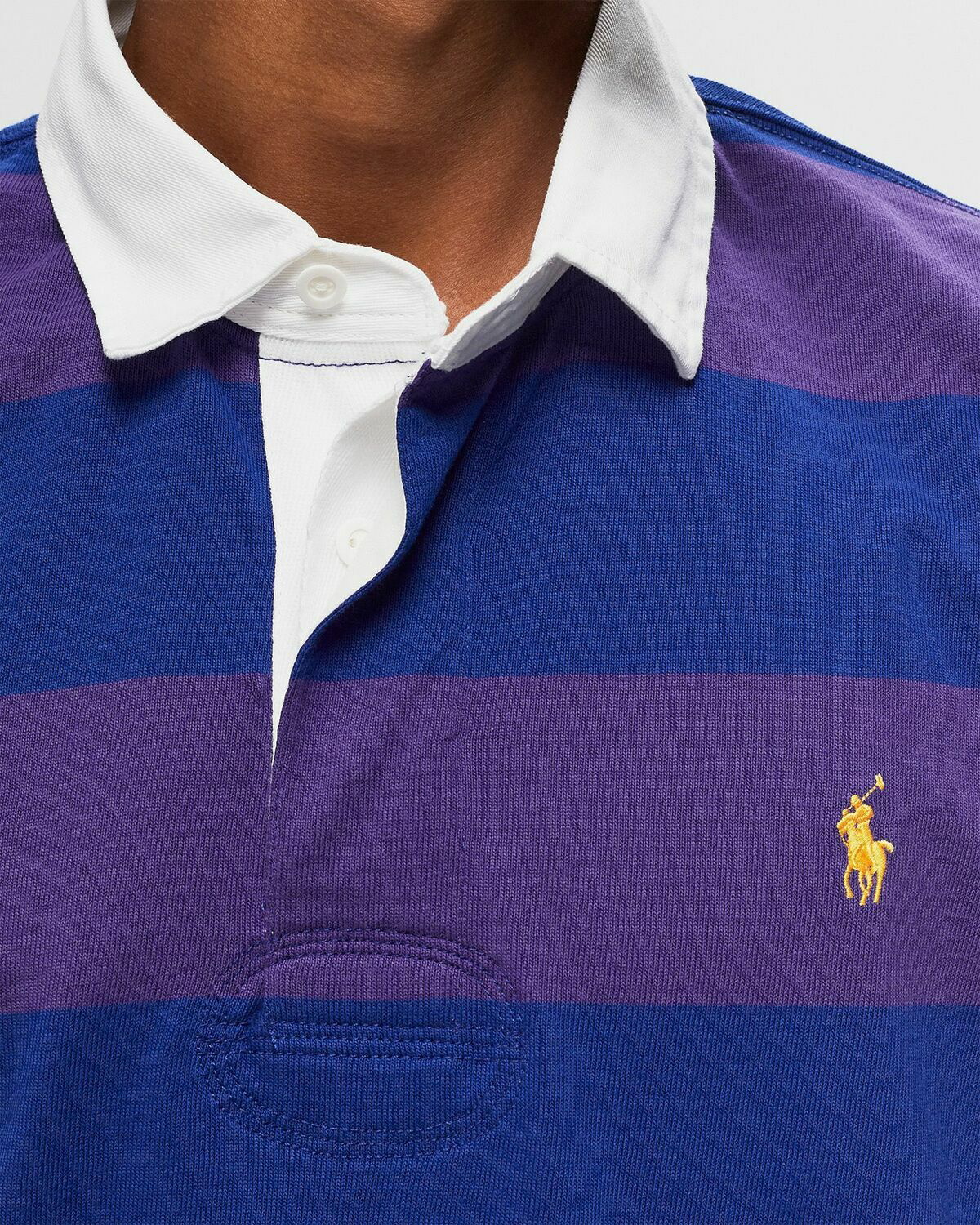Polo Ralph Lauren Ls Rugby Sleeve Knit Blue/Purple