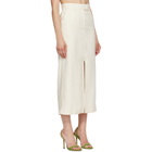 ANINE BING Off-White Meredith Midi Skirt