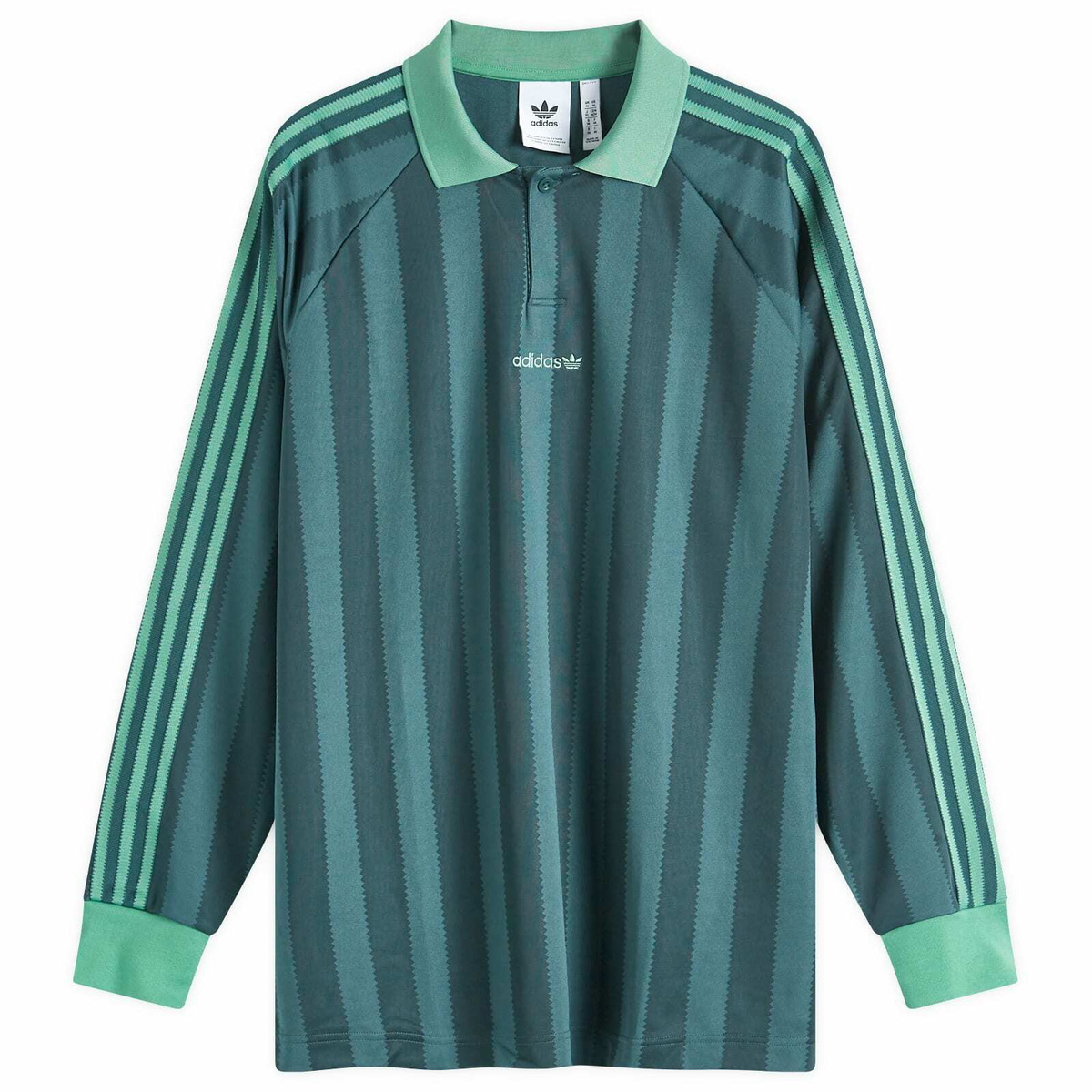 Adidas Men's Long Sleeve Jersey in Mineral Green adidas