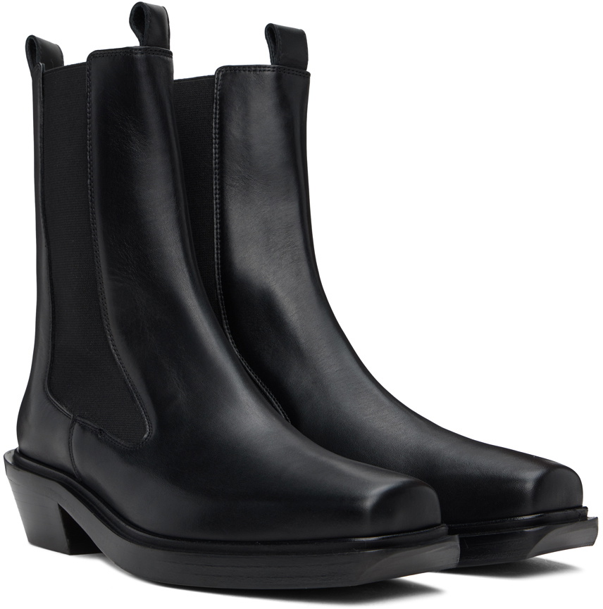 Aeyde Black Antonia Chelsea Boots