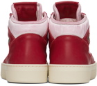 Rhude Red & White Cabriolets Sneakers