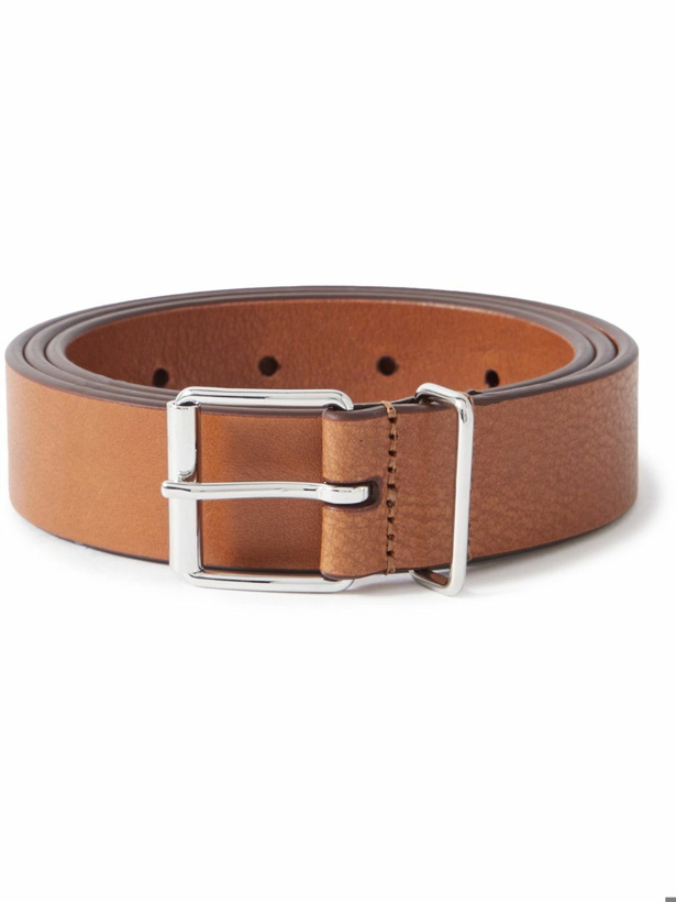 Photo: Anderson's - Narrow Leather Belt - Brown