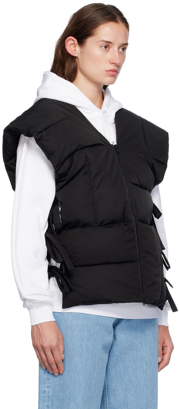 Kenzo Black Kenzo Paris Sleeveless Puffer Jacket