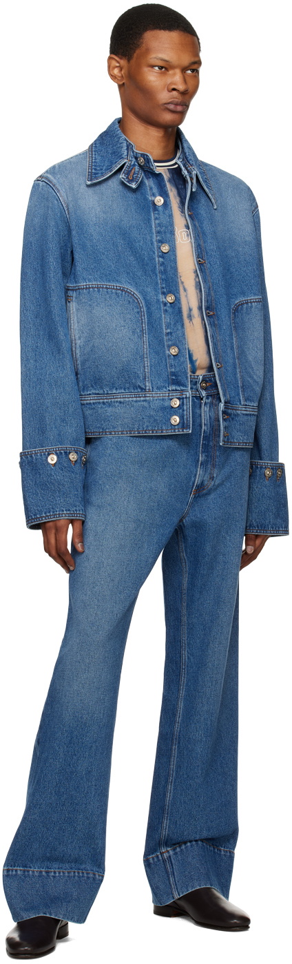 Wales Bonner Blue Miles Jeans