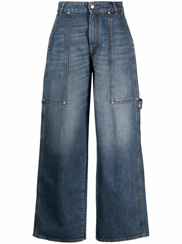 Photo: STELLA MCCARTNEY - Wide Leg Denim Jeans