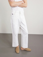 BODE - Knolly Brook Straight-Leg Cotton-Twill Trousers - White