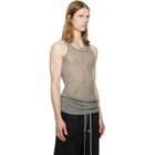 Rick Owens Taupe Tower Pony Tank Top