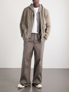 Rick Owens - Bauhaus Leather Zip-Up Flight Jacket - Gray