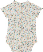 TINYCOTTONS Baby Off-White Confetti Bodysuit