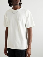 Nike - Premium Essentials Logo-Embroidered Cotton-Jersey T-Shirt - White