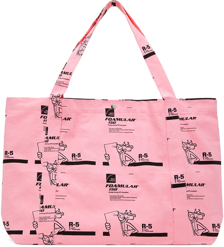 Photo: Sky High Farm Workwear Pink Insulation Print Tote