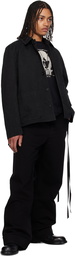 Ann Demeulemeester Black Olan 5-Pocket High Comfort Jeans