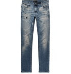 RtA - Skinny-Fit Distressed Denim Jeans - Mid denim