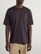 ssstein - Suvin Cotton-Jersey T-Shirt - Brown