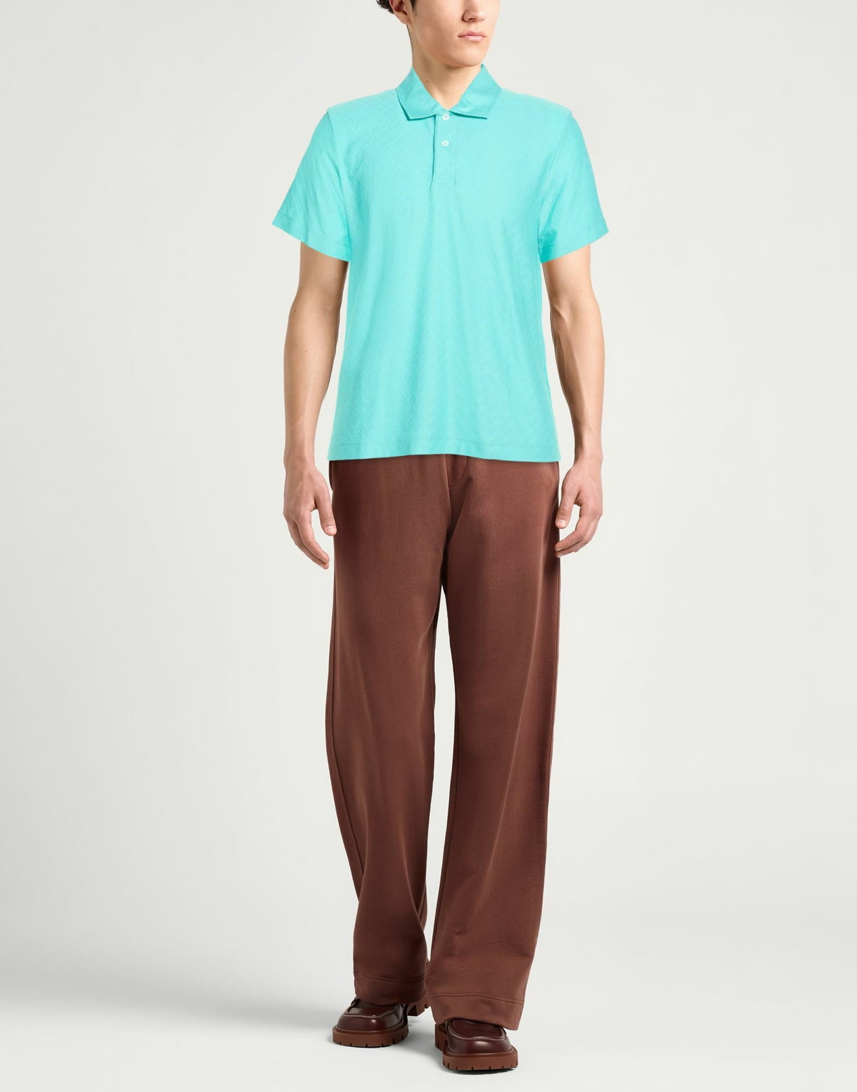 Missoni Mens Polo shirt Turquoise