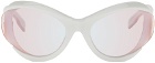 MCQ Gray Futuristic Sunglasses