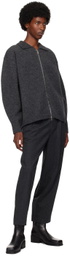 LE17SEPTEMBRE Gray Zip-Up Cardigan