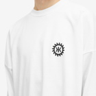 WTAPS Men's 19 Long Sleeve Printed T-Shirt in White