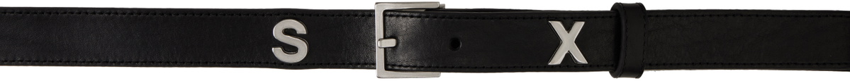 Martine Rose Black 'Sex' Belt