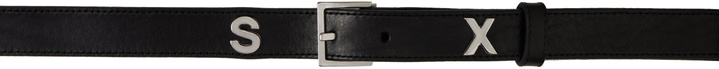 Photo: Martine Rose Black 'Sex' Belt