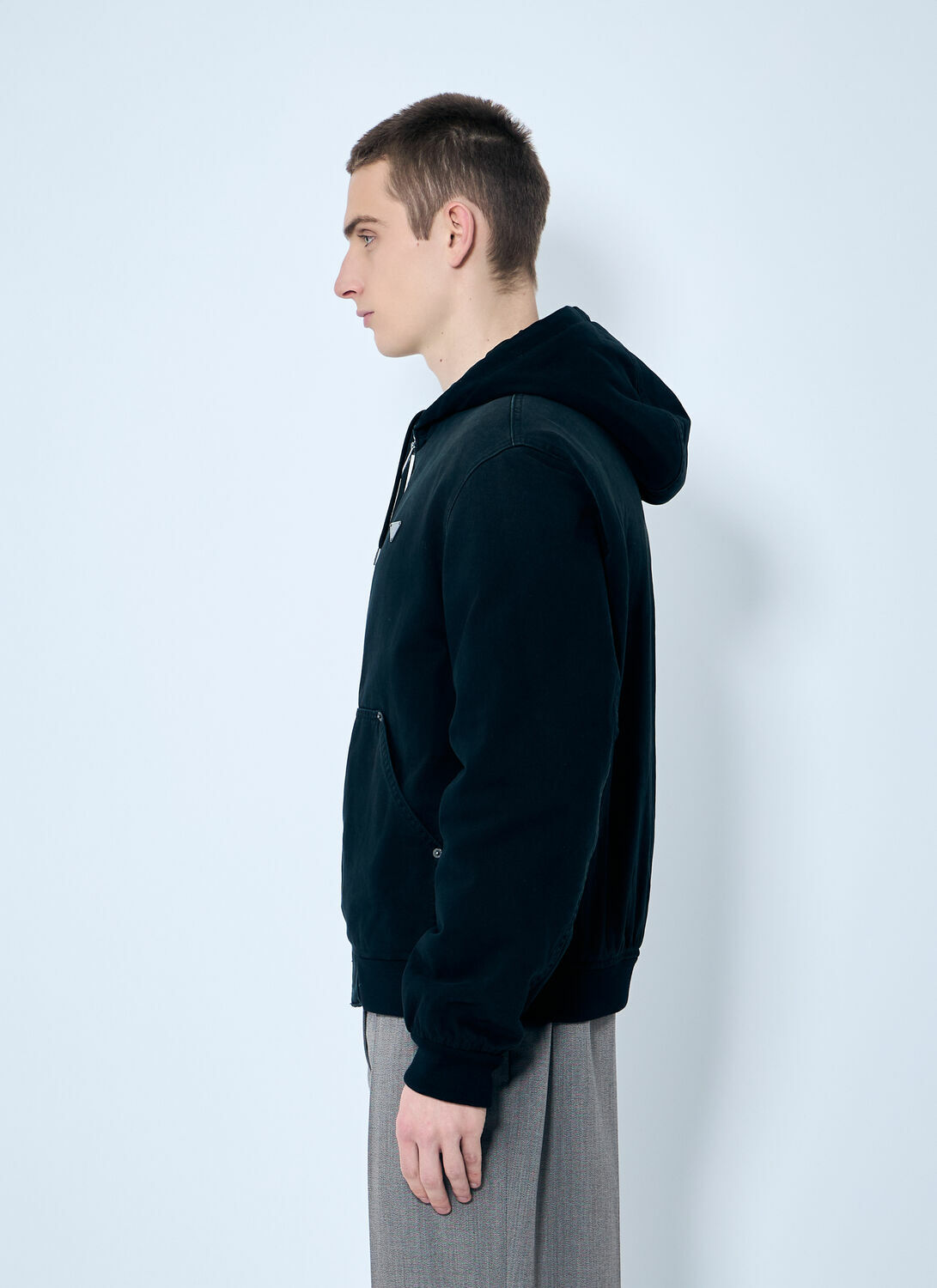 Prada Denim Hooded Jacket
