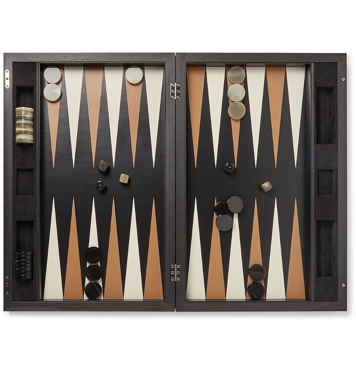 Photo: Berluti - Indian Rosewood, Leather and Ebony Backgammon Set - Men - Brown
