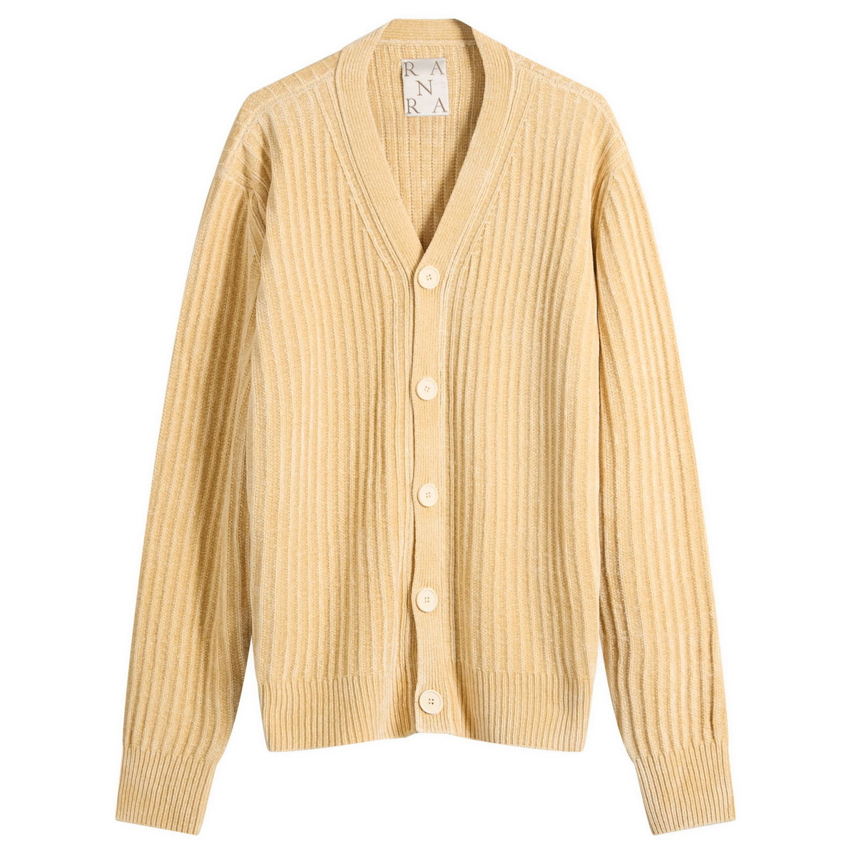 Ranra Men's Geode Cardigan in Putty