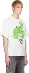 Small Talk Studio White Watercolor Frog S/S T-shirt