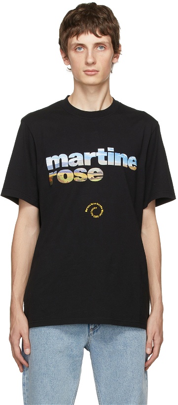 Photo: Martine Rose Black Logo T-Shirt