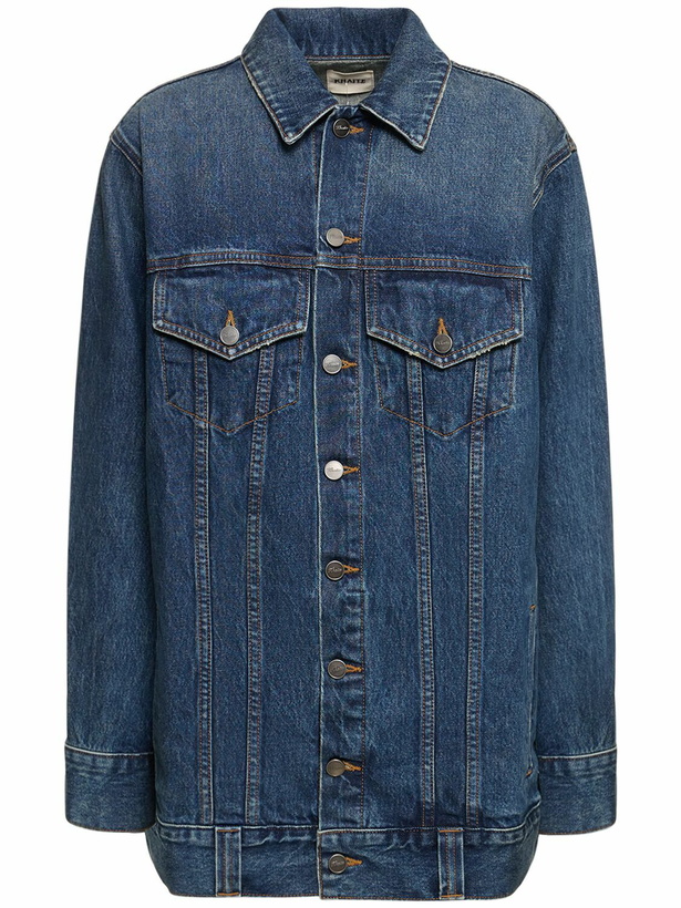 Photo: KHAITE - Ross Cotton Denim Jacket