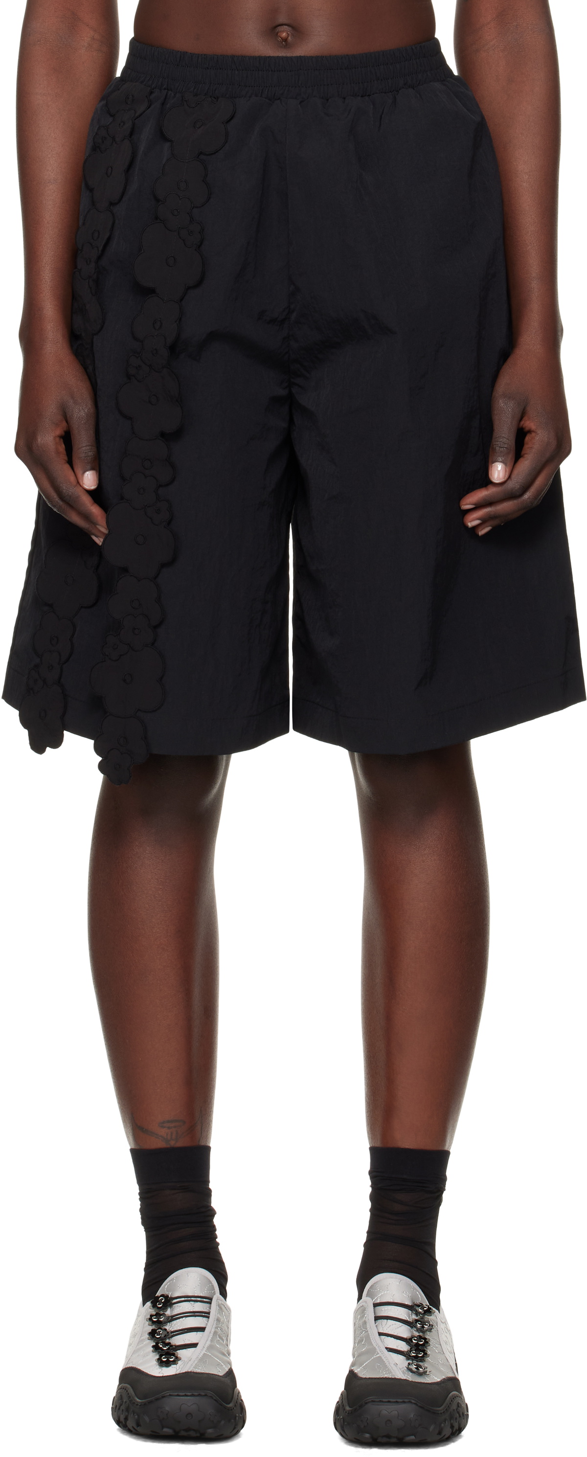 パンツ Cecilie Bahnsen BOYFRIEND SHORTS Cecilie Bahnsen Black Linea Boyfriend Shorts Cecilie Bahnsen