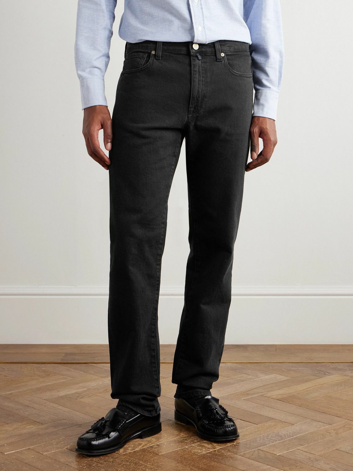 Incotex - Straight-Leg Jeans - Black