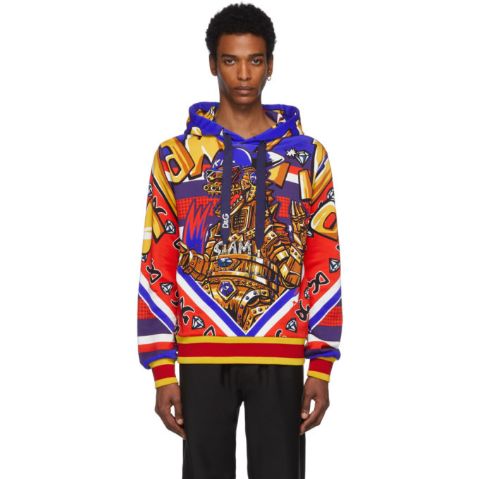 Photo: Dolce and Gabbana Multicolor Glamzilla Hoodie