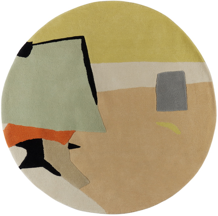 Photo: Cold Picnic Multicolor 'Beauty is a Dangerous Thing' Rug