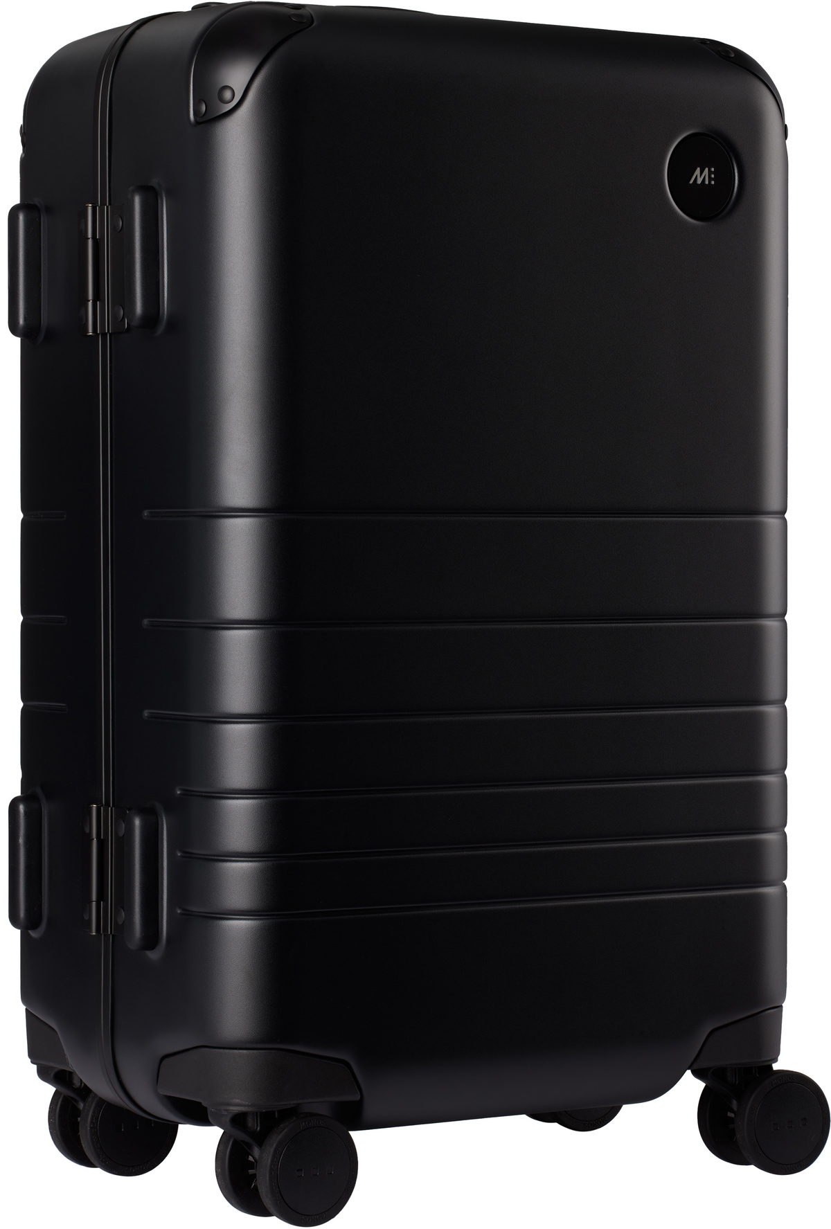Monos Black Hybrid Carry-On Suitcase