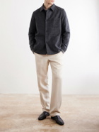 Lardini - Prince of Wales Wool and Cashmere-Blend Jacket - Gray