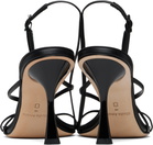 Studio Amelia Black Wishbone 90 Heeled Sandals