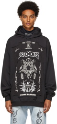 VETEMENTS Black 'Limited Edition' Hardcore Patched Logo Hoodie