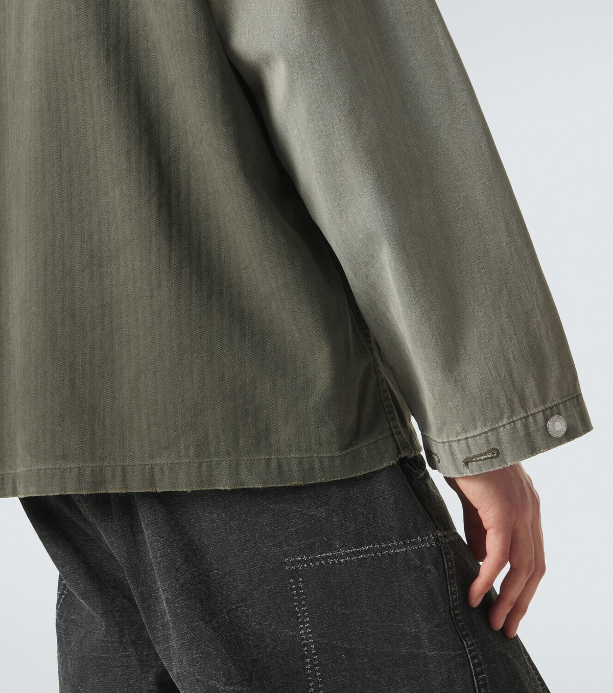 A.Presse Paneled cotton jacket