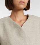 Jacquemus Ovalo cotton and linen jacket