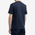 Norse Projects Men's Johannes Organic Paint N Logo T-shirt in Dark Navy