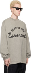 Fear of God ESSENTIALS Taupe Training 90s Long Sleeve T-shirt