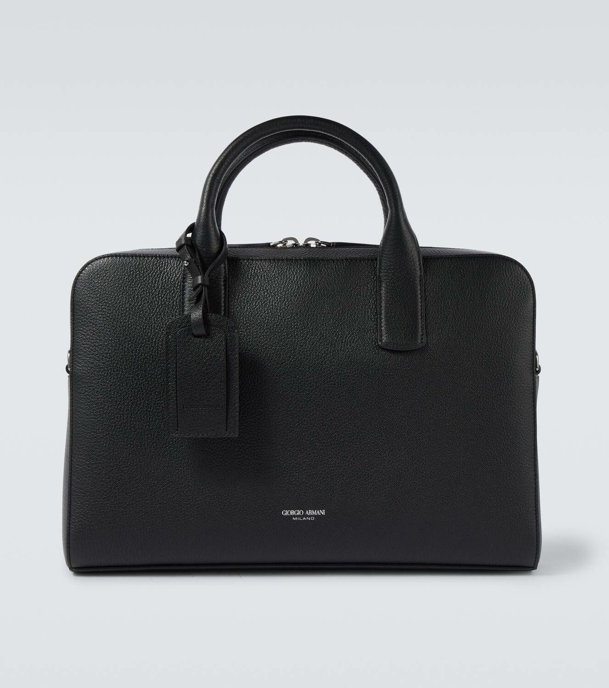 Giorgio Armani Leather briefcase