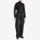 Dickies Women's Funnel Neck Cardigan in Black