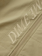 DIME - Logo-Embroidered Shell Hooded Jacket - Green