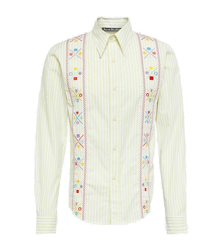 Photo: Acne Studios - Embroidered cotton shirt